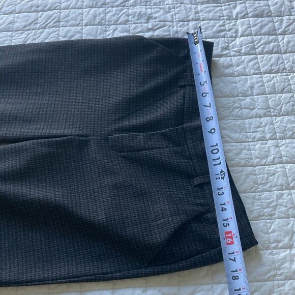 WIT & WISDOM 2 Piece Suit SET Peak Lapel Crop Blazer and Cropped Pants Brown M - Picture 12 of 14